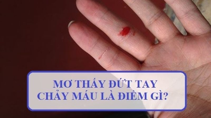 Điềm báo bị đứt tay chảy máu đánh con gì